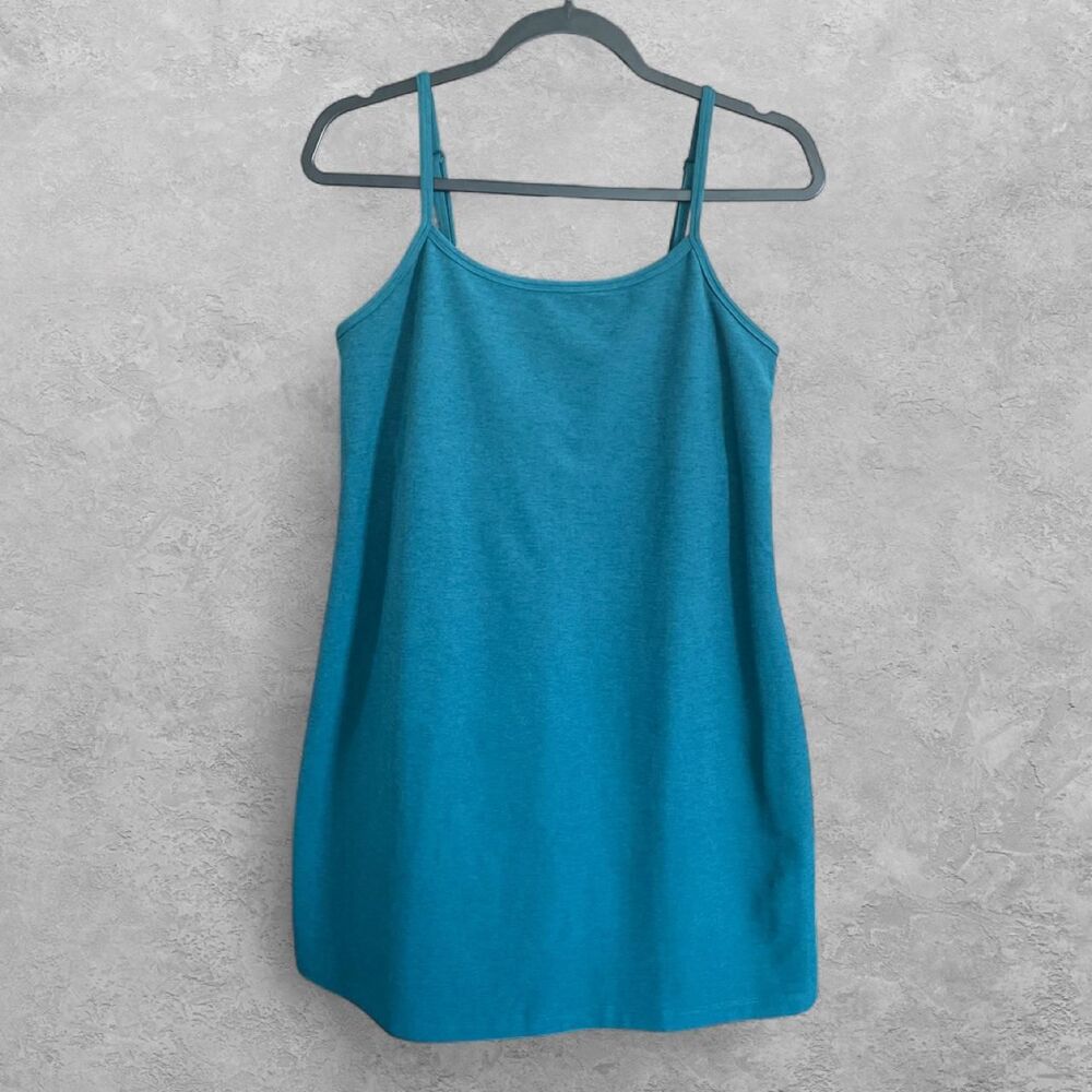 Beyond Yoga Essence Mini Dress Deep Sea L Built In Shorts Pockets Sporty Pilates